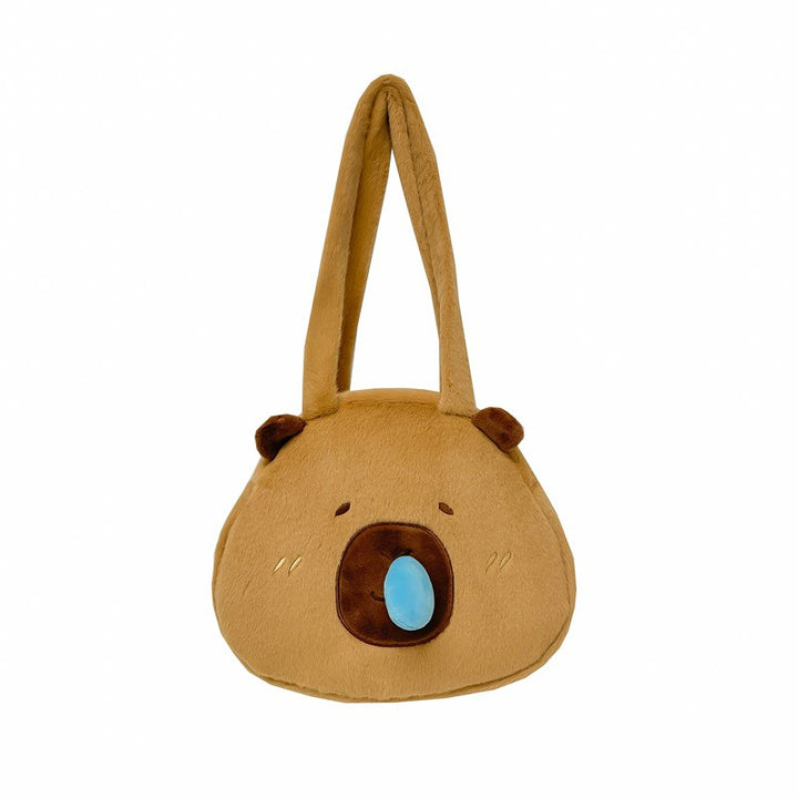 Plush Animal-Themed Handbag