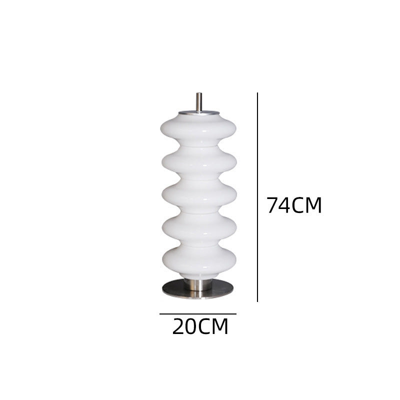 Sculptural Floor Lamp with Curved Design