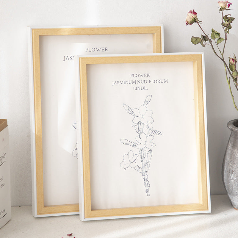 Artistic Botanical Print Frame for Wall Display
