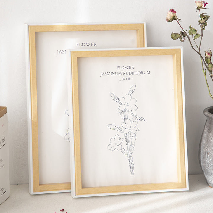 Artistic Botanical Print Frame for Wall Display