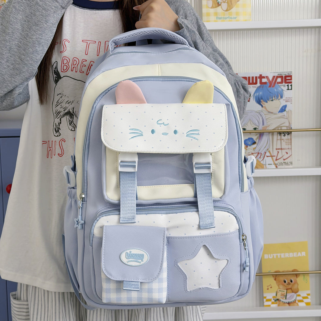 Cute Cat-Ear Themed Backpack Kalsten