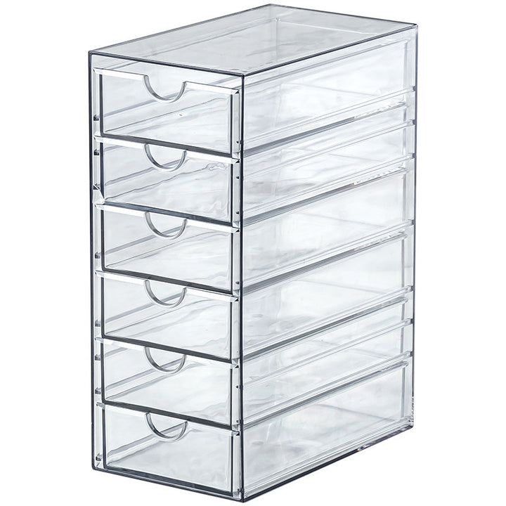 Clear Acrylic Storage Organizer with 5 Drawers