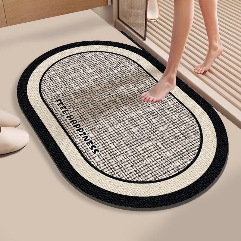 Floral Patterned Bath Mat