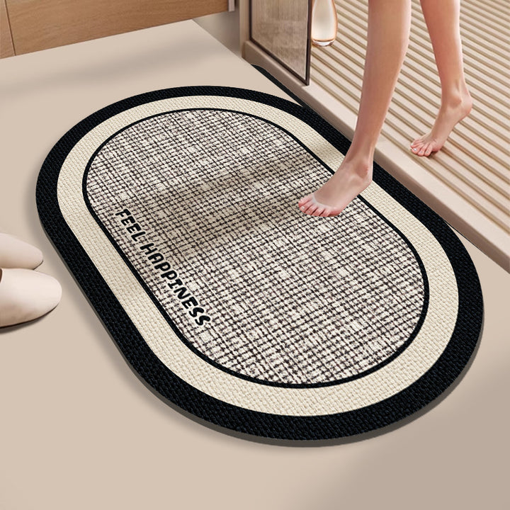 Floral Patterned Bath Mat