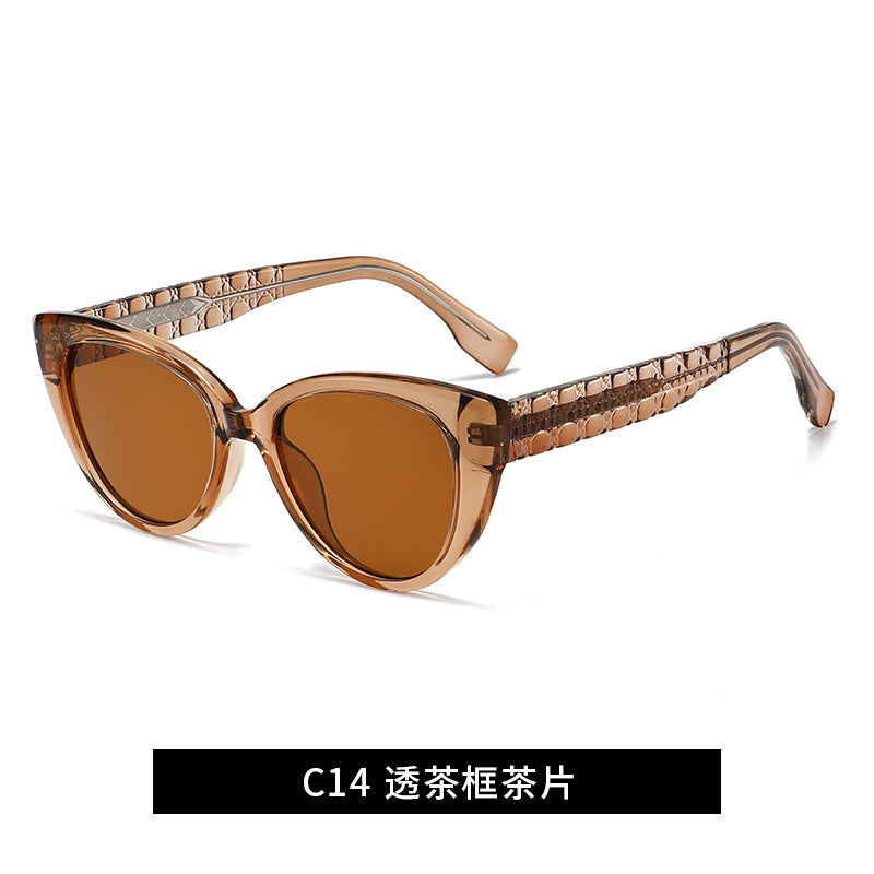 Women's Cat-Eye Sunglasses with Decorative Bridge Kalsten