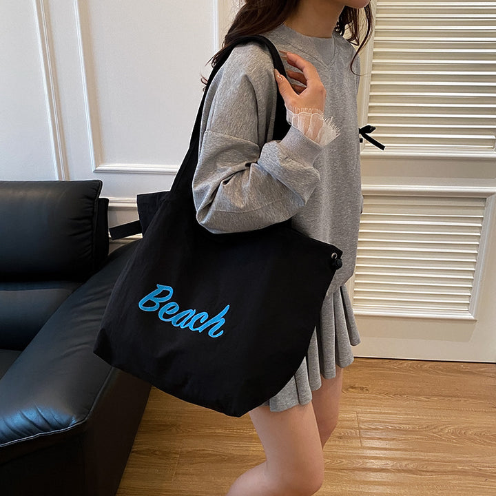 Spacious Canvas Tote Bag Kalsten