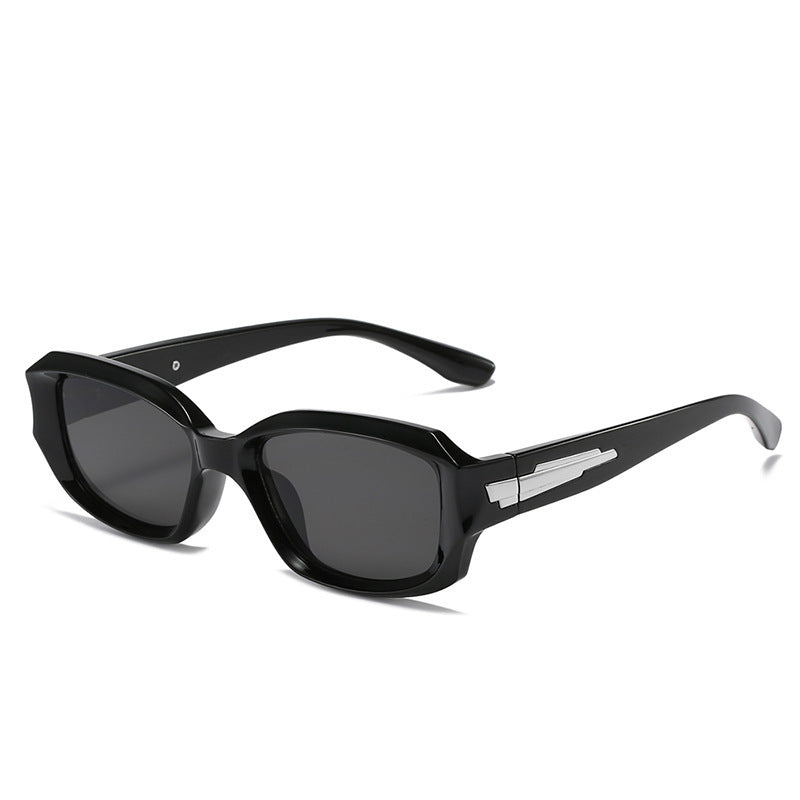 Retro-Inspired Angular Sunglasses with Unique Decorative Details Kalsten