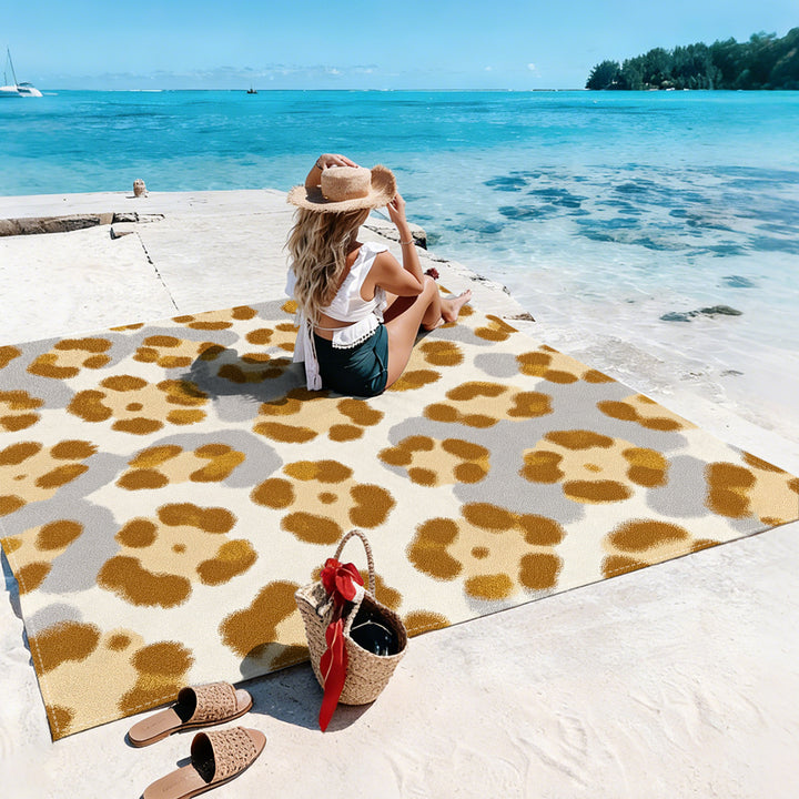 Mandala Design Beach Mat Kalsten