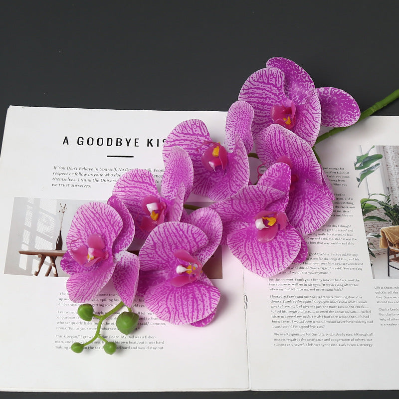 Realistic Faux Orchid Bouquet