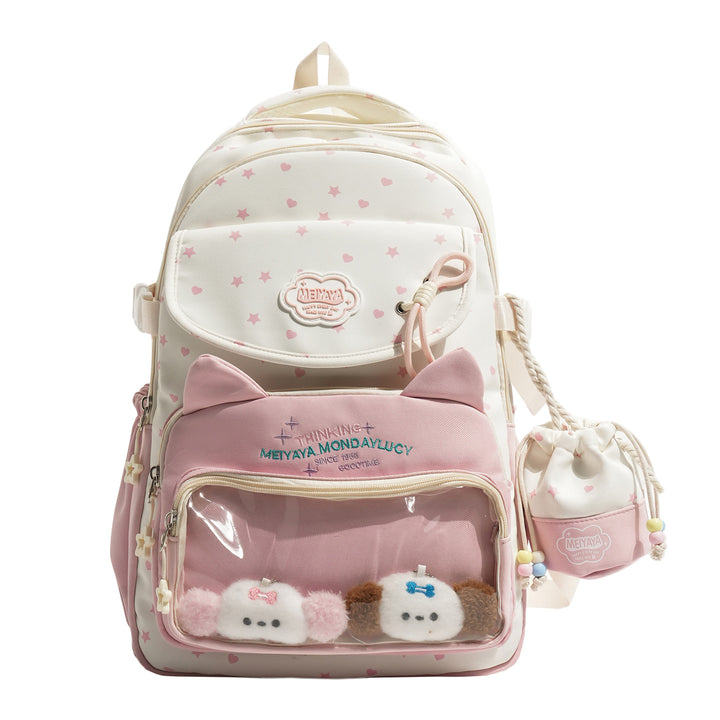 Stylish Water-Resistant Star-Patterned Backpack Kalsten