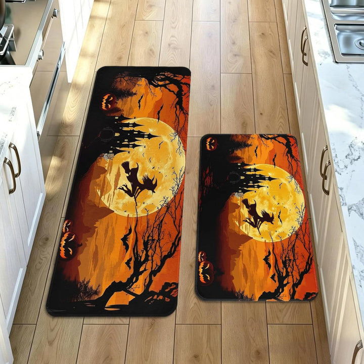Floral Pattern Kitchen Comfort Mat Set Kalsten