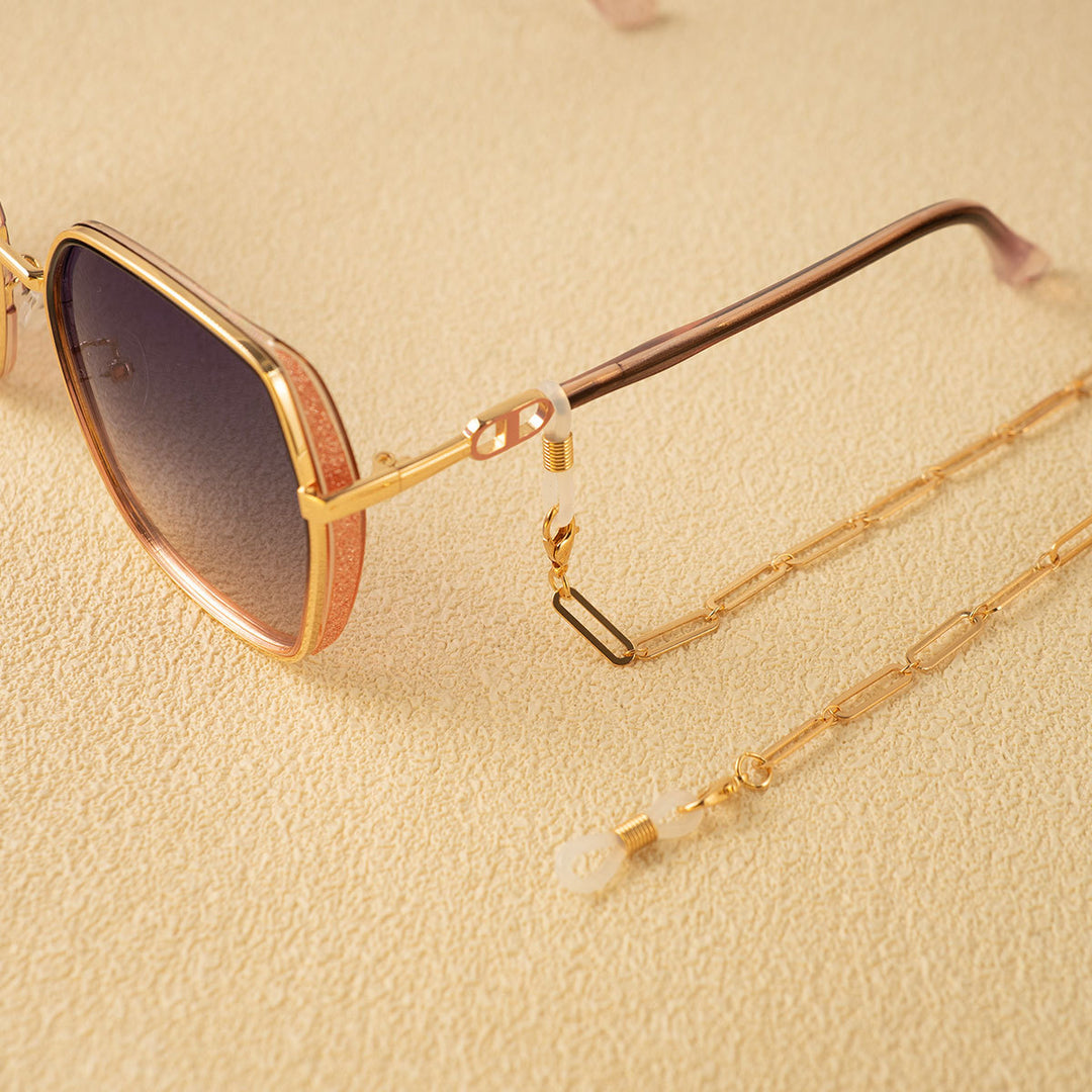 Elegant Paperclip Style Eyewear Chain Kalsten