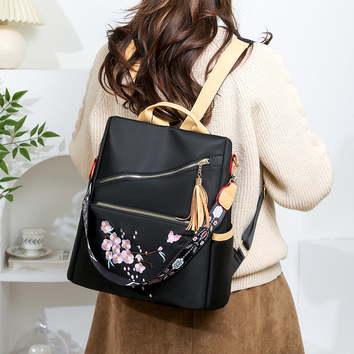 Stylish Embroidered Backpack Kalsten