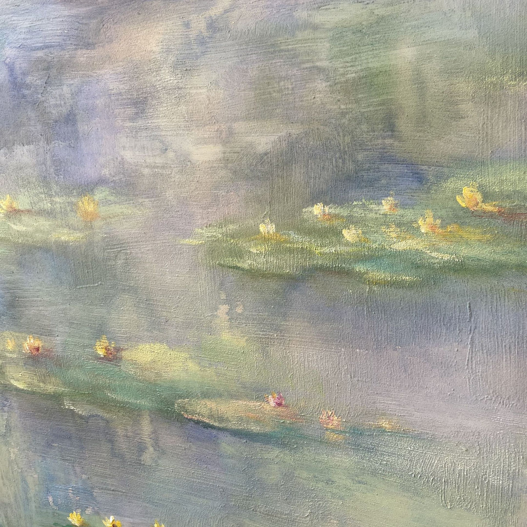 Water Lily Canvas Artwork for Home