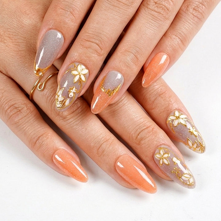 Decorative Press-On Nail Art Kit