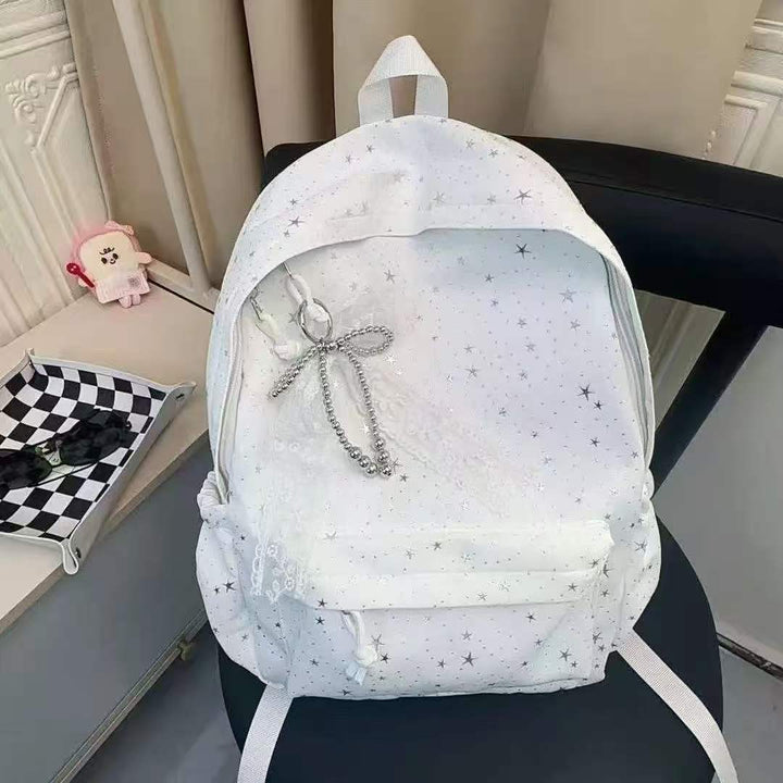 Backpack with Sparkling Star Motif Kalsten