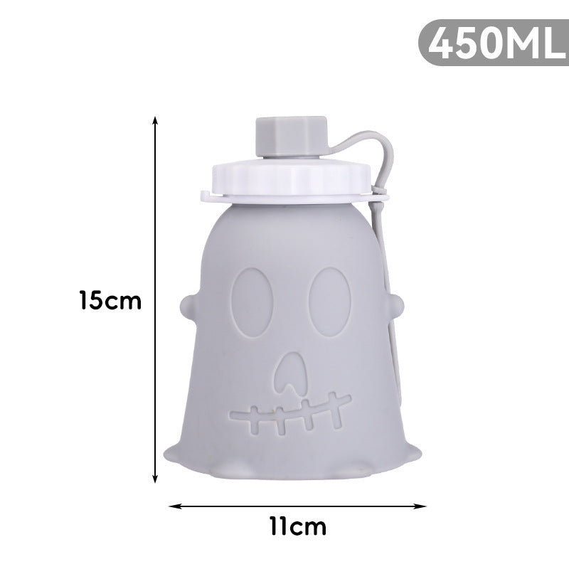 Ladies creative silicone drinking bottle in ghost design Kalsten