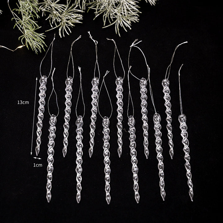 Crystal Icicle Ornaments