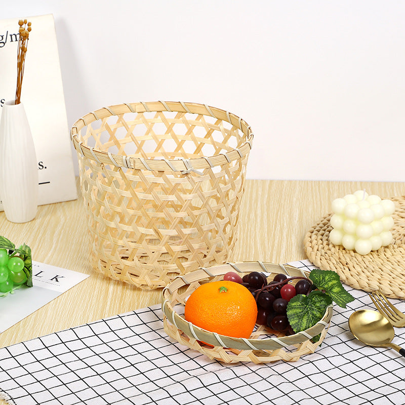 Decorative Handwoven Serving Tray Kalsten