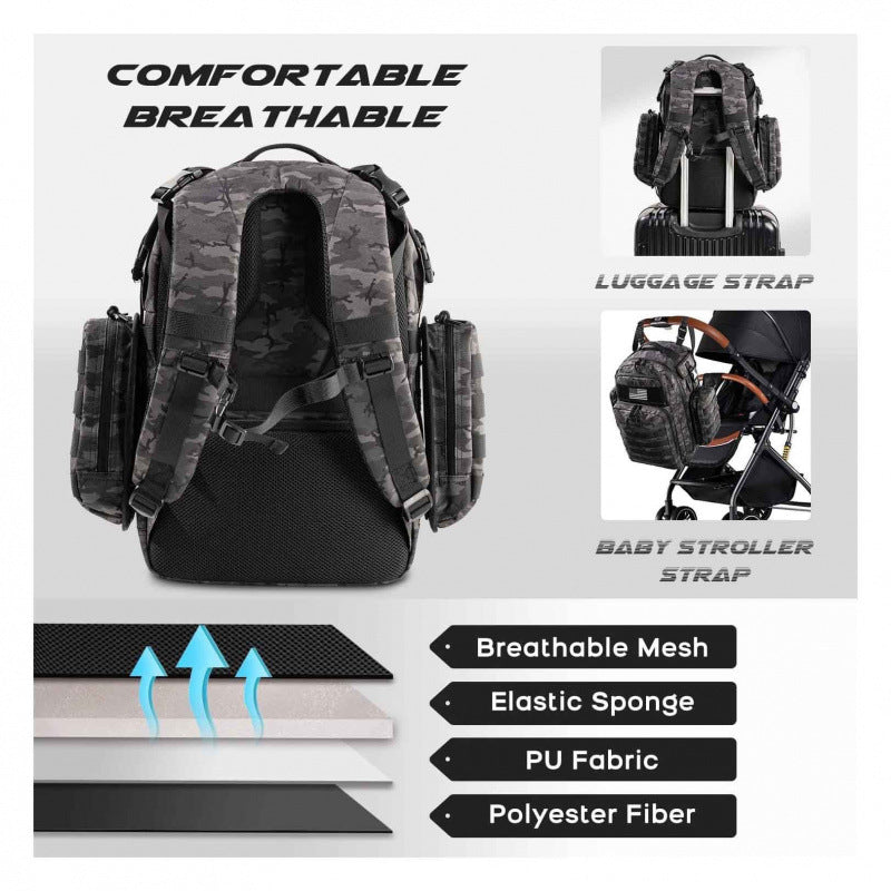 Tactical Backpack with Multifunctional Compartments Kalsten