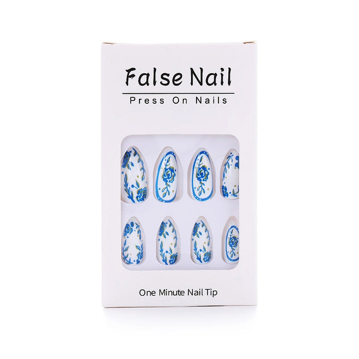 Decorative nails with floral design Kalsten