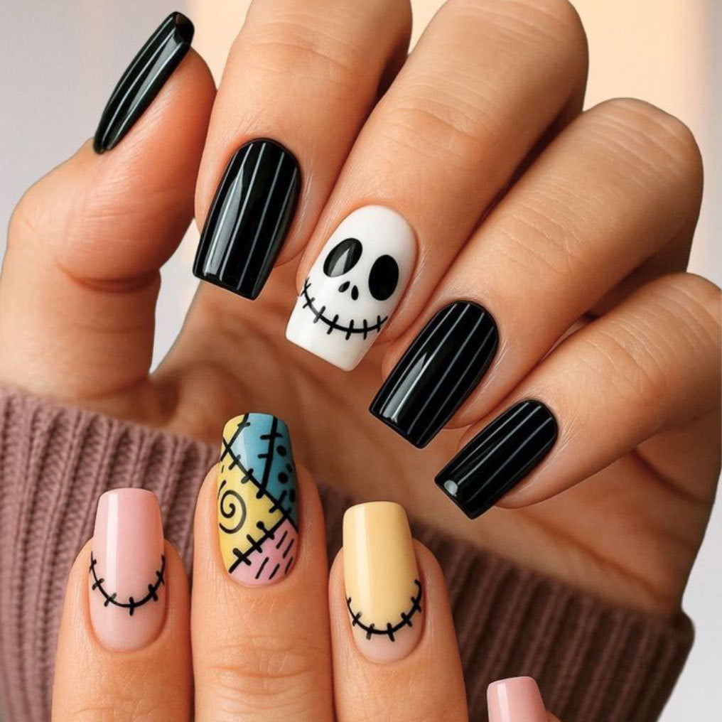 Artistic Halloween Nail Art