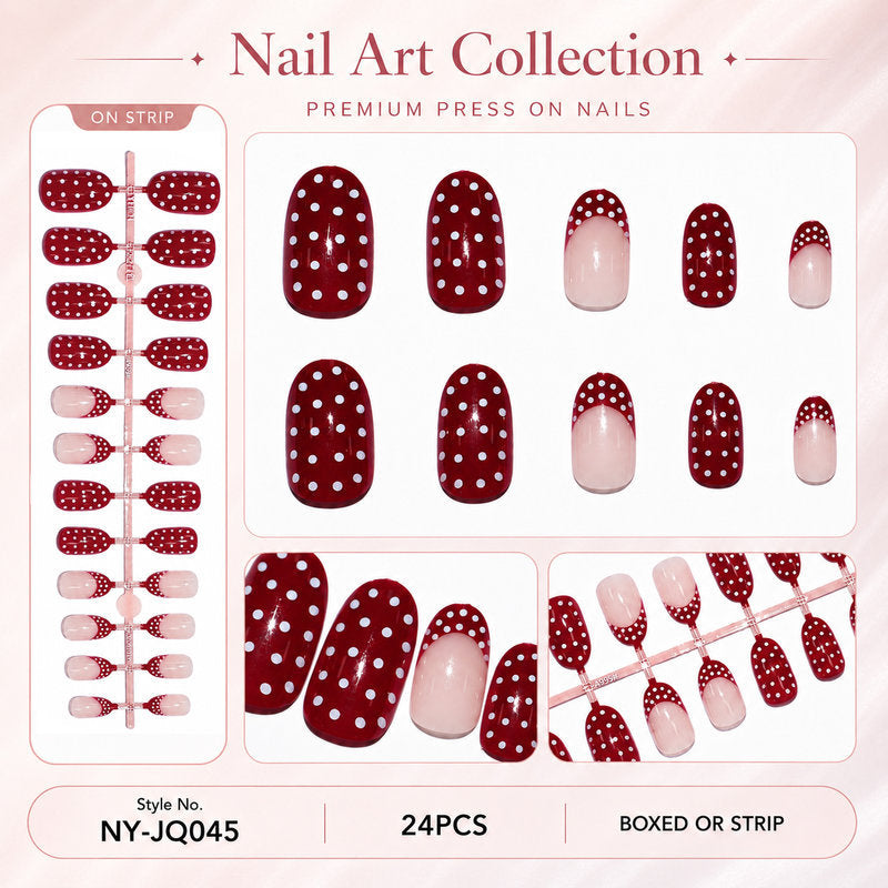 Elegant Press-On Fingernails with DIY Set Kalsten