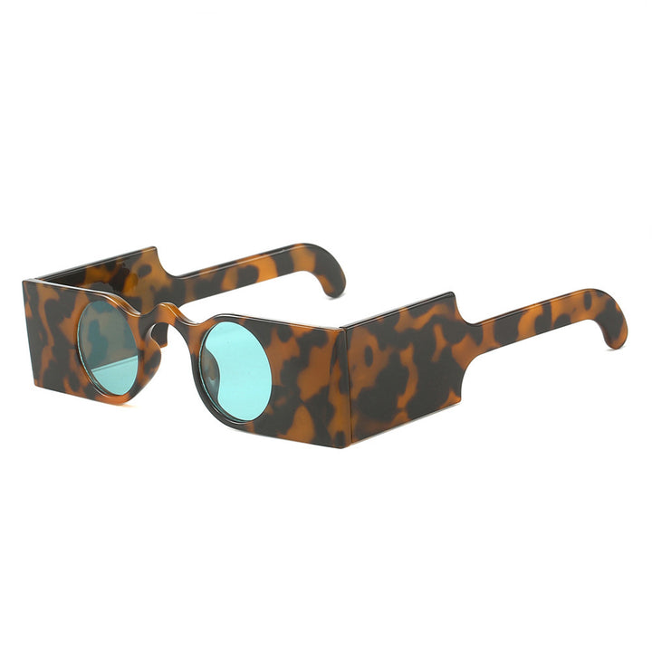 Avant-Garde Angular Frame Sunglasses Kalsten