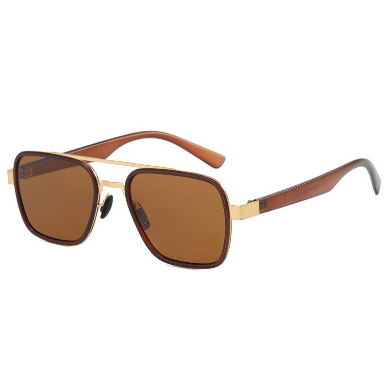 Ladies' fashionable sunglasses with square frame and innovative lenses Kalsten