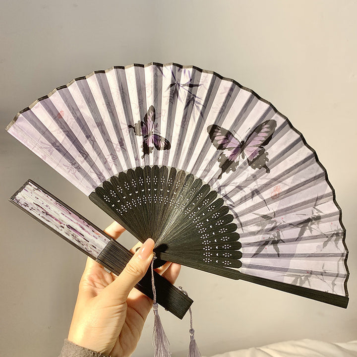 Elegant fan with elaborate butterfly motif Kalsten