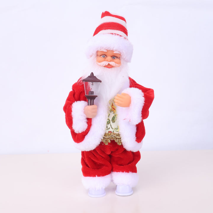 Decorative Santa Claus figure with candy