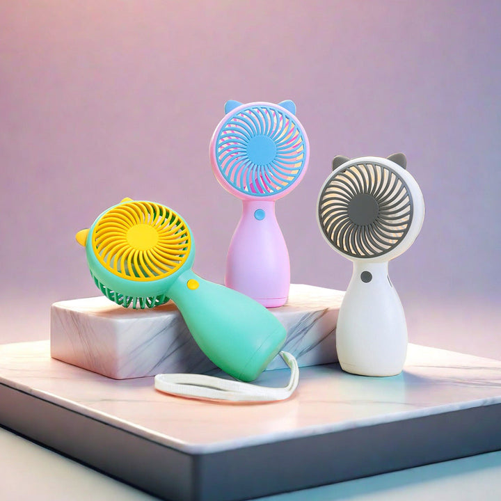 Women Portable Hand Fan in Cute Animal Design Kalsten