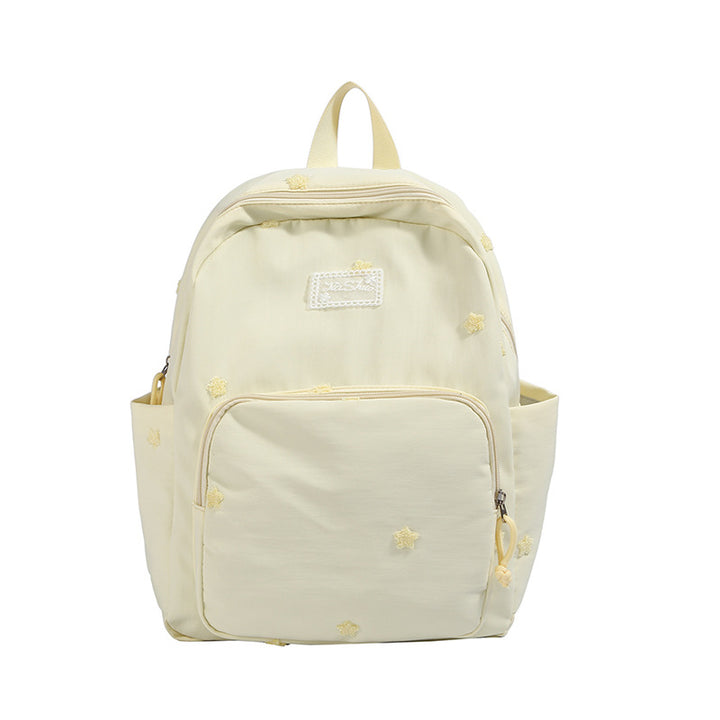 Embroidered Lightweight Casual Backpack Kalsten