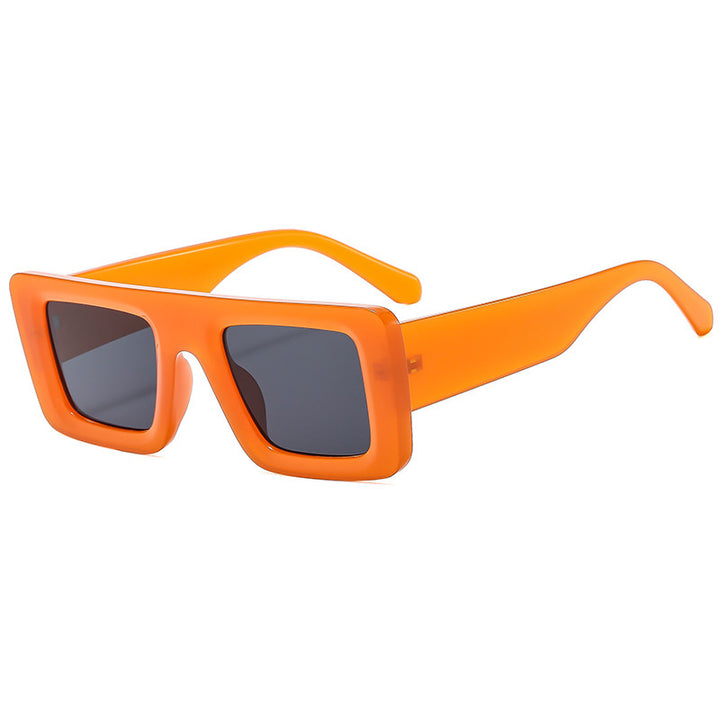 Women's Fashion Square Sunglasses with Extra Wide Frame Kalsten