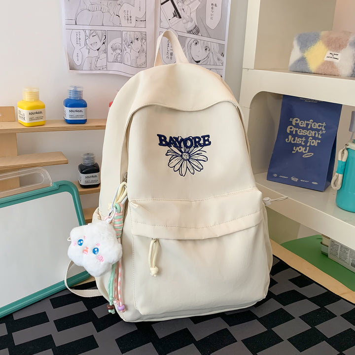 Floral Embroidered Casual Backpack Kalsten