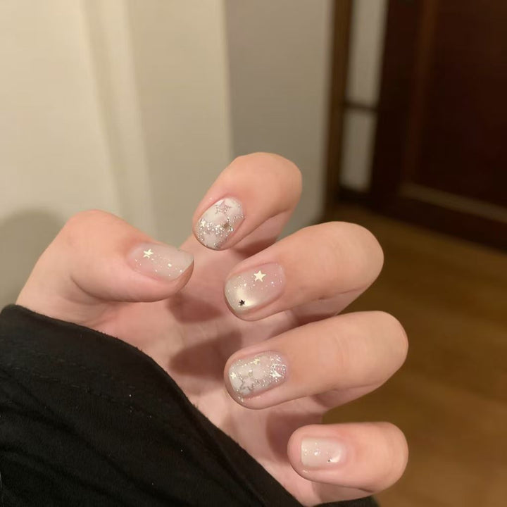 Starry Glitter Nail Art Extensions