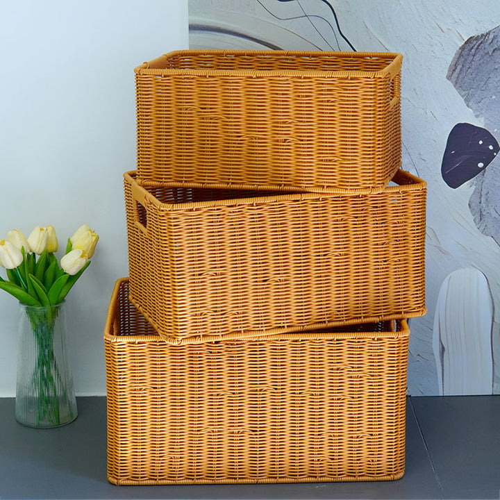 Women Large Storage Box made of Woven Material Kalsten
