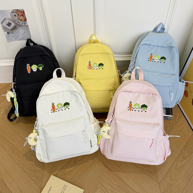 Casual Animated Vegetable-Themed Backpack Kalsten