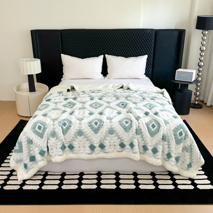 Decorative Fleece Throw Blanket