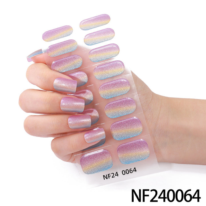 Sparkling Glossy Nail Wraps