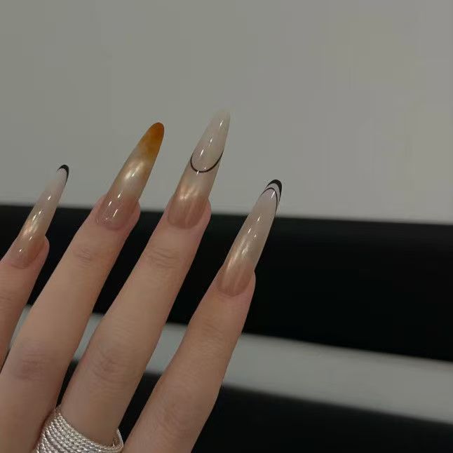 Extended Stiletto Nail Art Extensions
