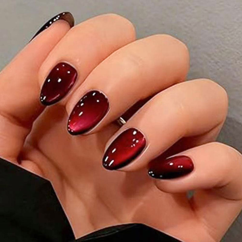 Glossy Ombre Nail Extensions