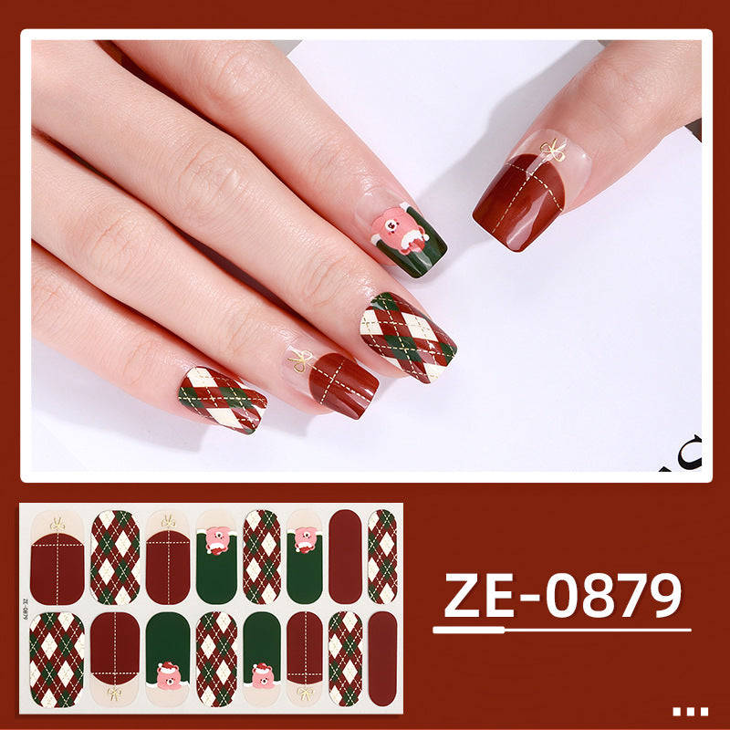 Holiday-Themed Nail Art