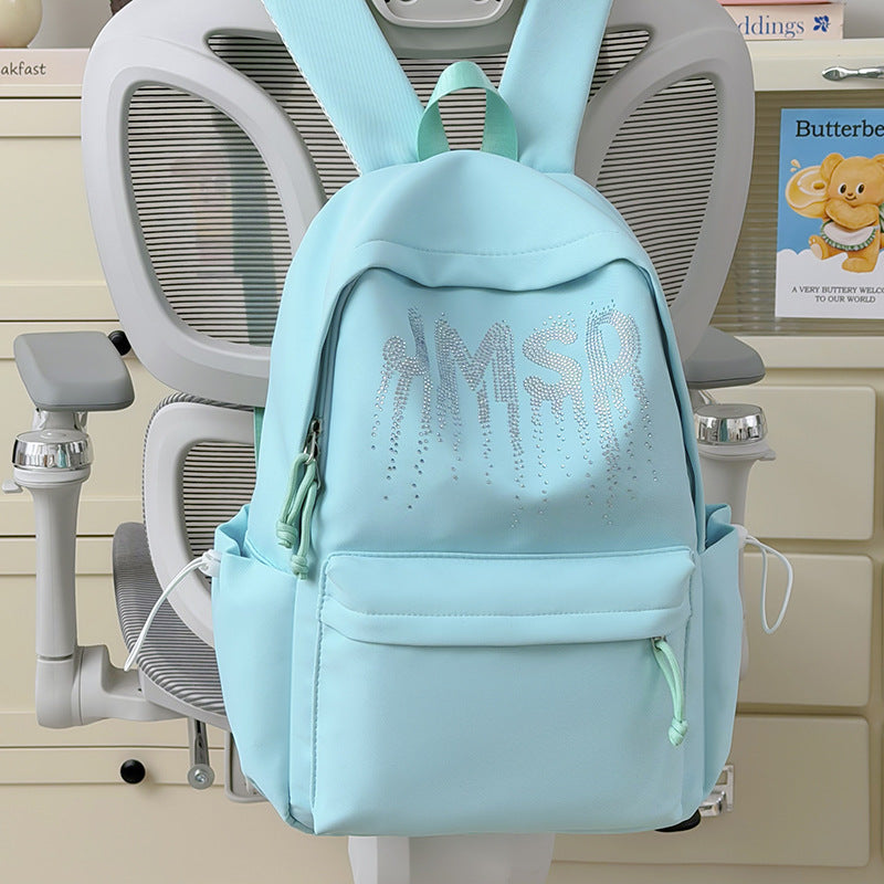 Decorative Rhinestone-Embellished Backpack Kalsten