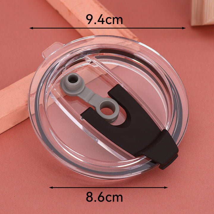 Spillproof Replacement Insulated Tumbler Lid With Silicone Gasket Flip Drinking Cover