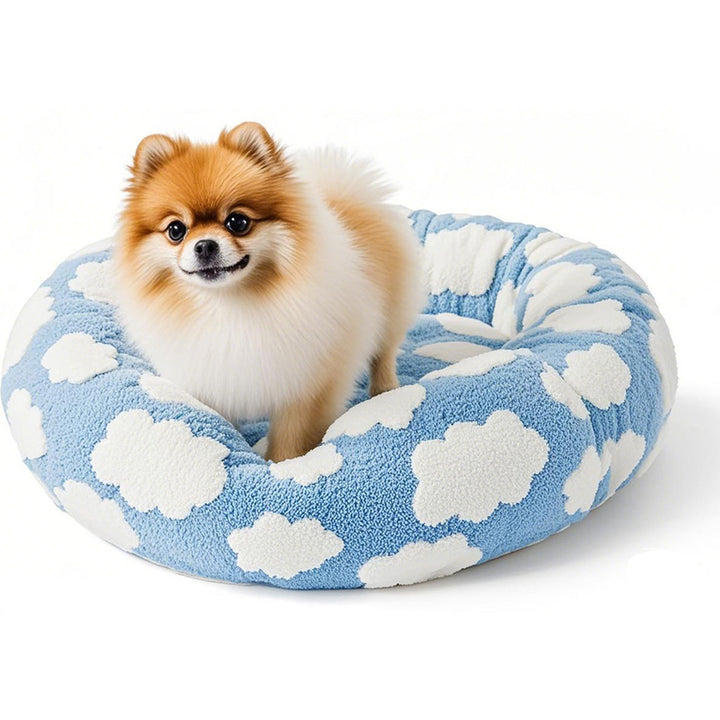 Cozy Checkered Dog Bed