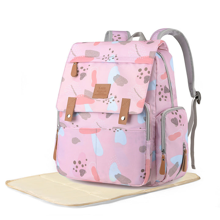 Versatile Floral Print Backpack Kalsten