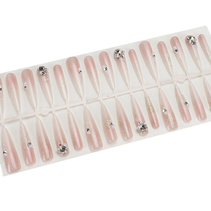 Premium Stiletto Press-On Nails with Rhinestone Accents Kalsten