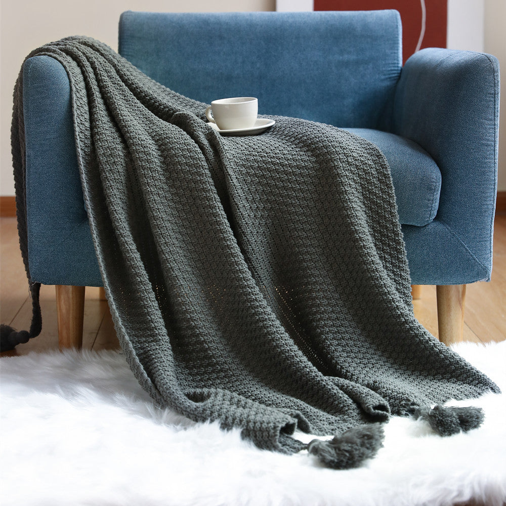 Textured Decorative Throw Blanket