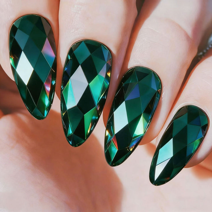 Artifical nails with Faceted Design Kalsten